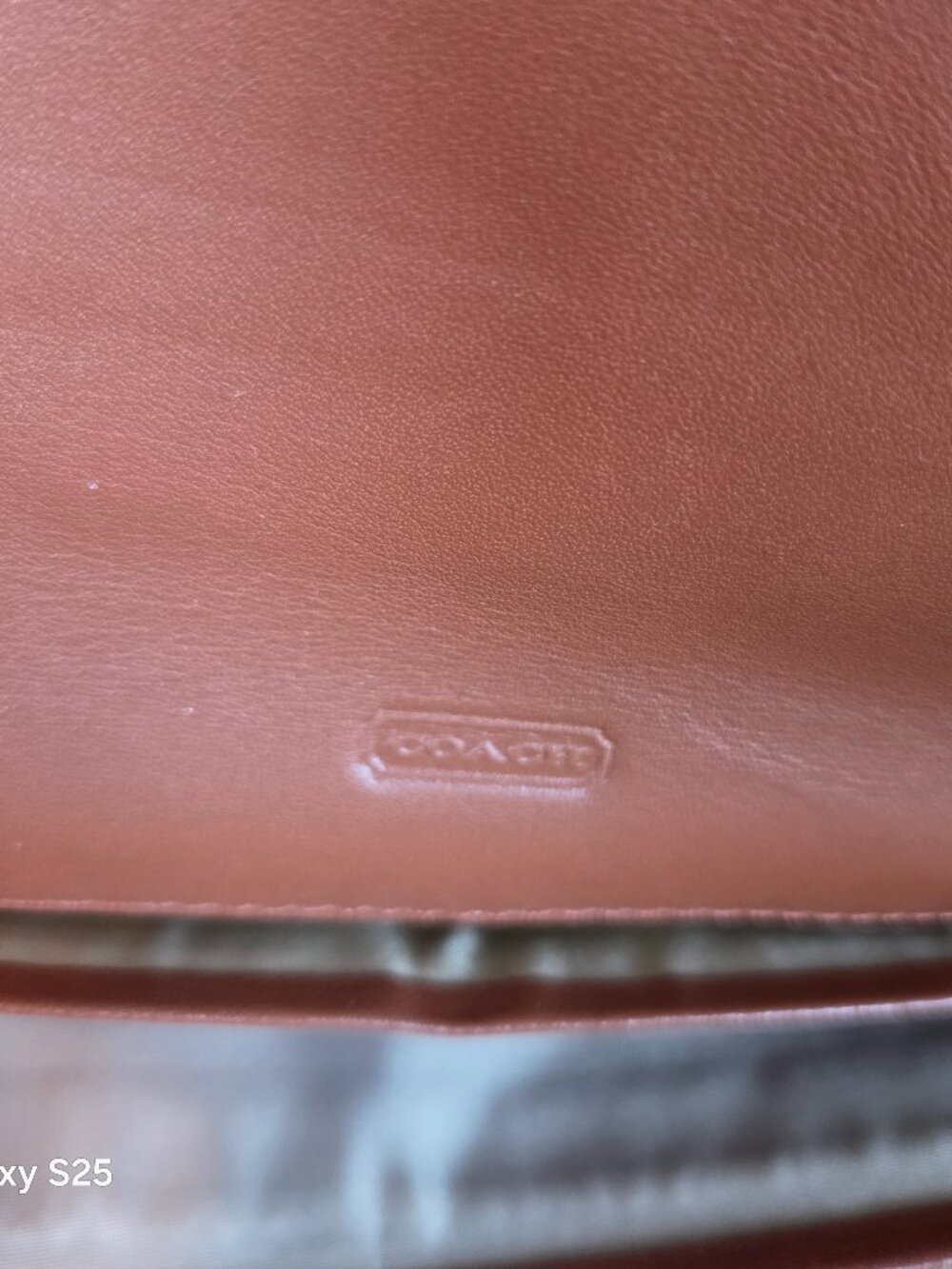 Coach Legacy Leather Soft Wallet, Cognac - Picture 7 of 7